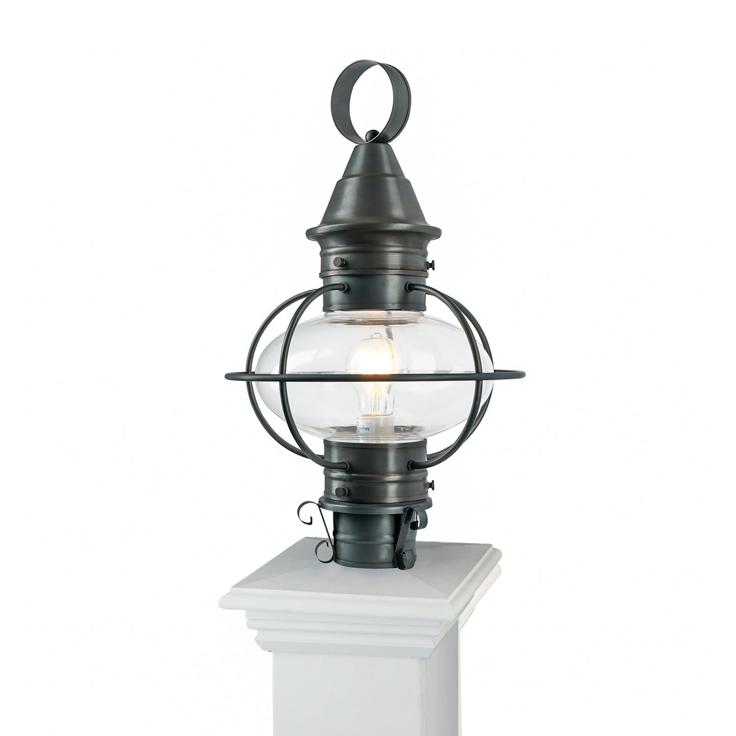 American Onion 19'' High 1-Light Outdoor Post Light - Gun Metal