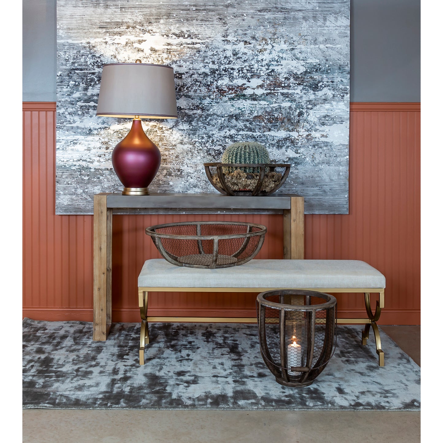 Comtesse Double Bench - Cream