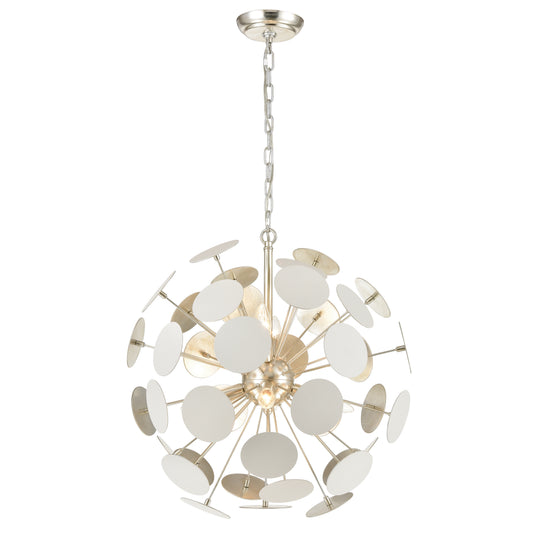 Modish 21'' Wide 6-Light Chandelier - Matte White