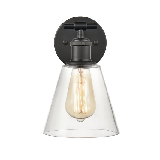 Scone 6'' Wide 1-Light Vanity Light - Matte Black