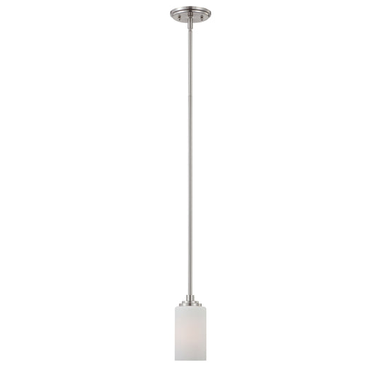 Pittman 5'' Wide 1-Light Mini Pendant - Brushed Nickel