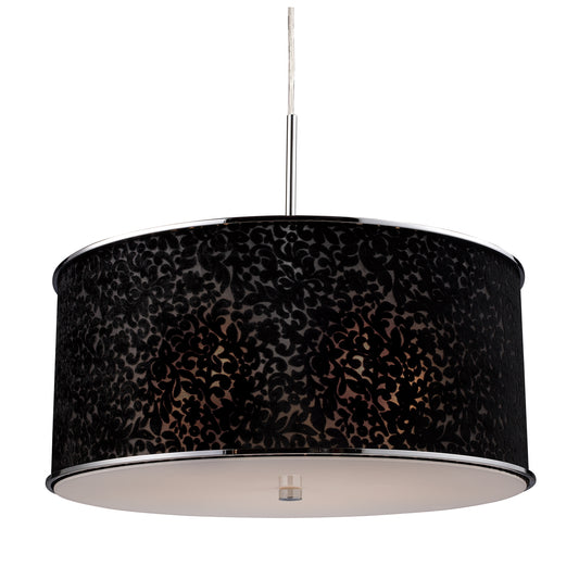 Fabrique 21'' Wide 5-Light Chandelier - Polished Chrome