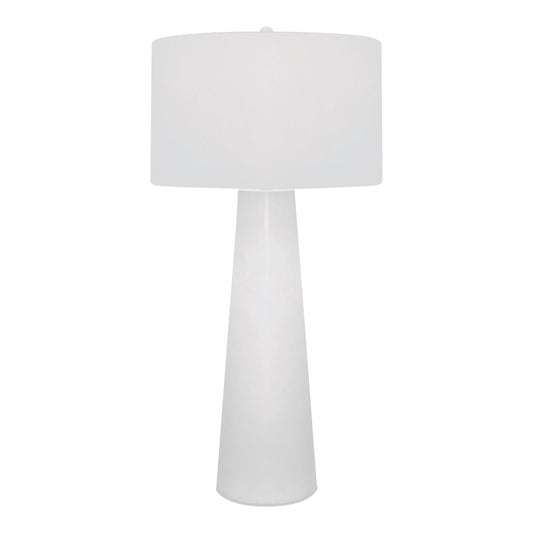Obelisk 36'' High 1-Light Table Lamp - White