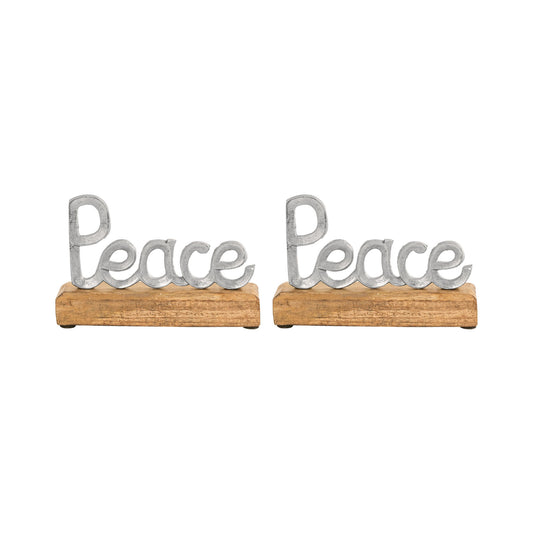 Peace Table DÃ©cor - Sawyer White