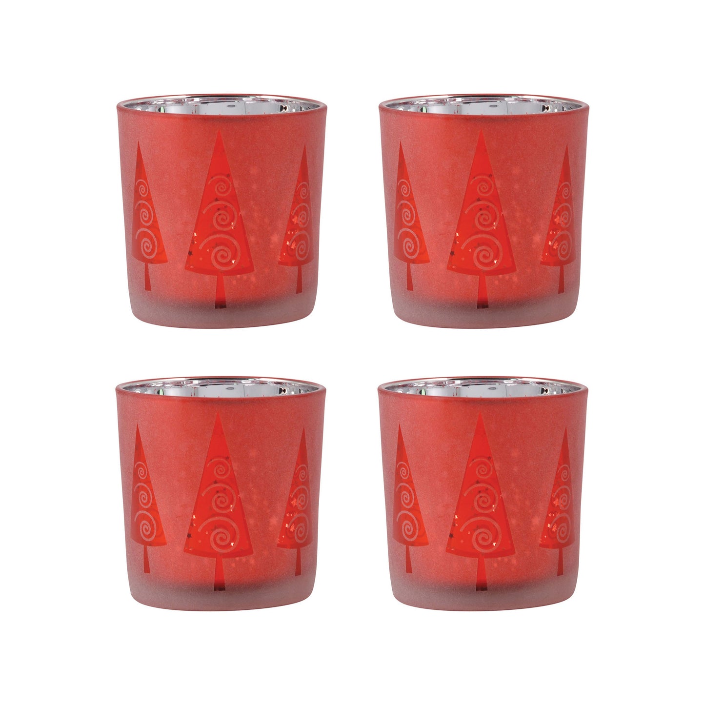 Modern Tree Votive - Set of 2