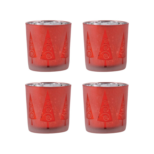 Modern Tree Votive - Set of 2