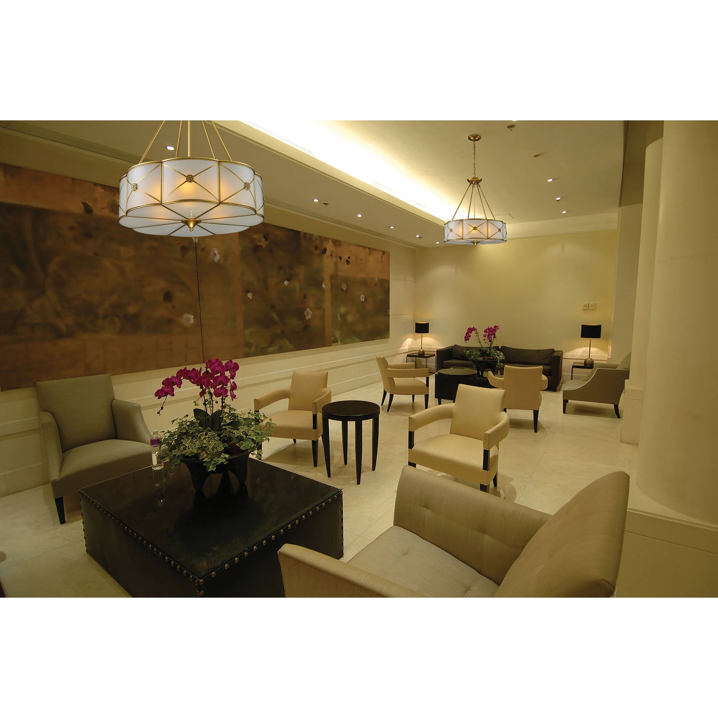 Preston 23'' Wide 6-Light Chandelier - Brushed Brass