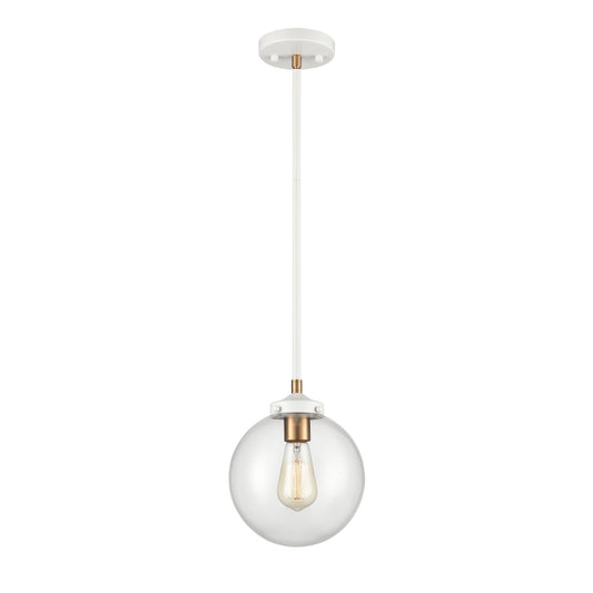 Boudreaux 8'' Wide 1-Light Mini Pendant - Matte White