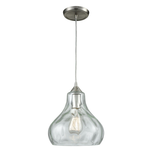 Belmont 10'' Wide 1-Light Mini Pendant - Satin Nickel
