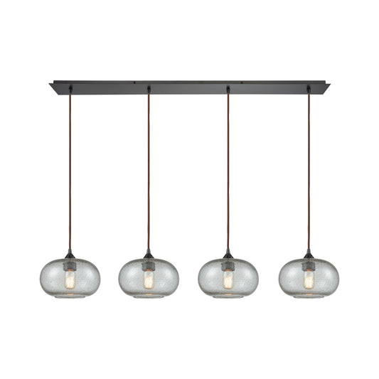 Volace 46'' Wide 4-Light Linear Pendant - Oil Rubbed Bronze