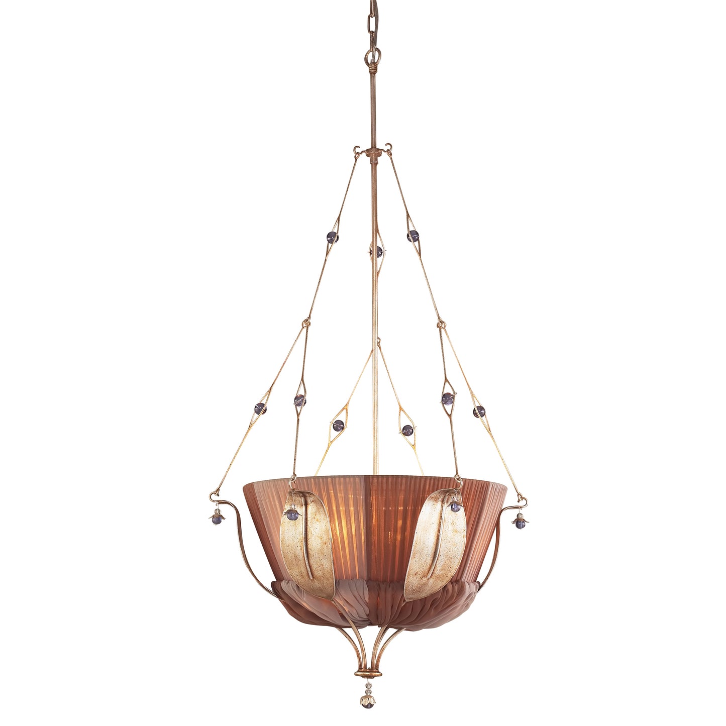 Olivissa 21'' Wide 3-Light Pendant - Bronzed Silver