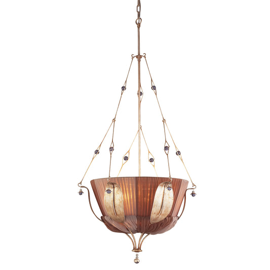 Olivissa 21'' Wide 3-Light Pendant - Bronzed Silver