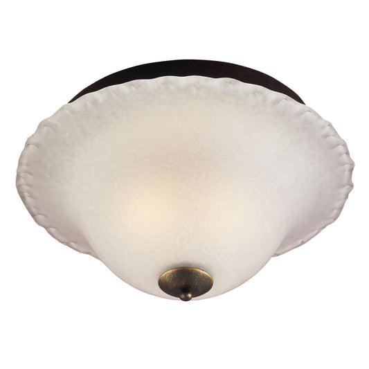 Allungare 15'' Wide 2-Light Flush Mount - Rust