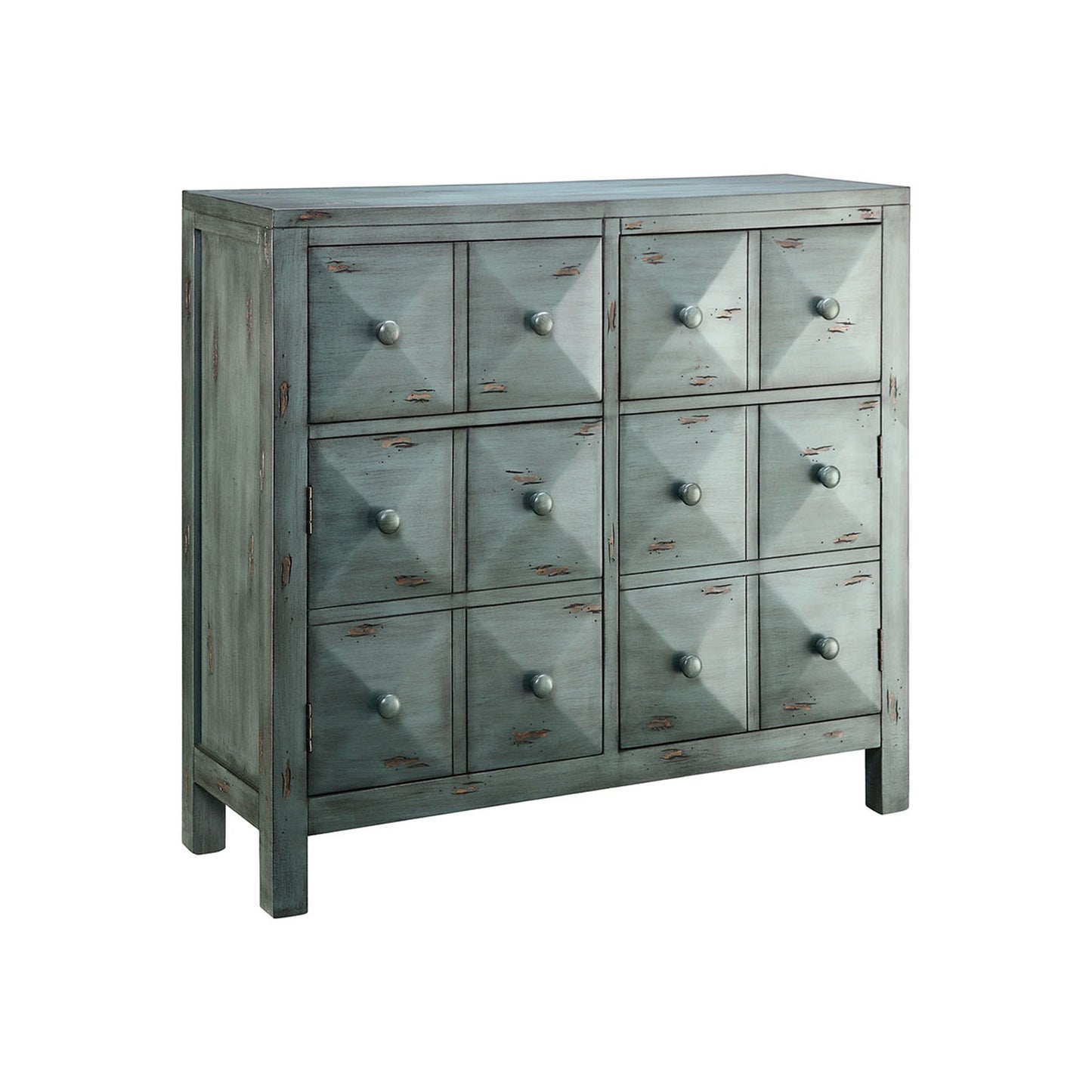 Accent Cabinet 2Dr 2Dw Blue