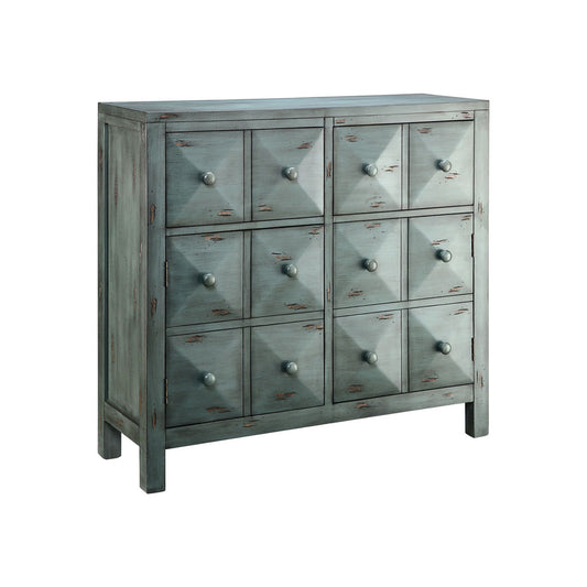 Accent Cabinet 2Dr 2Dw Blue