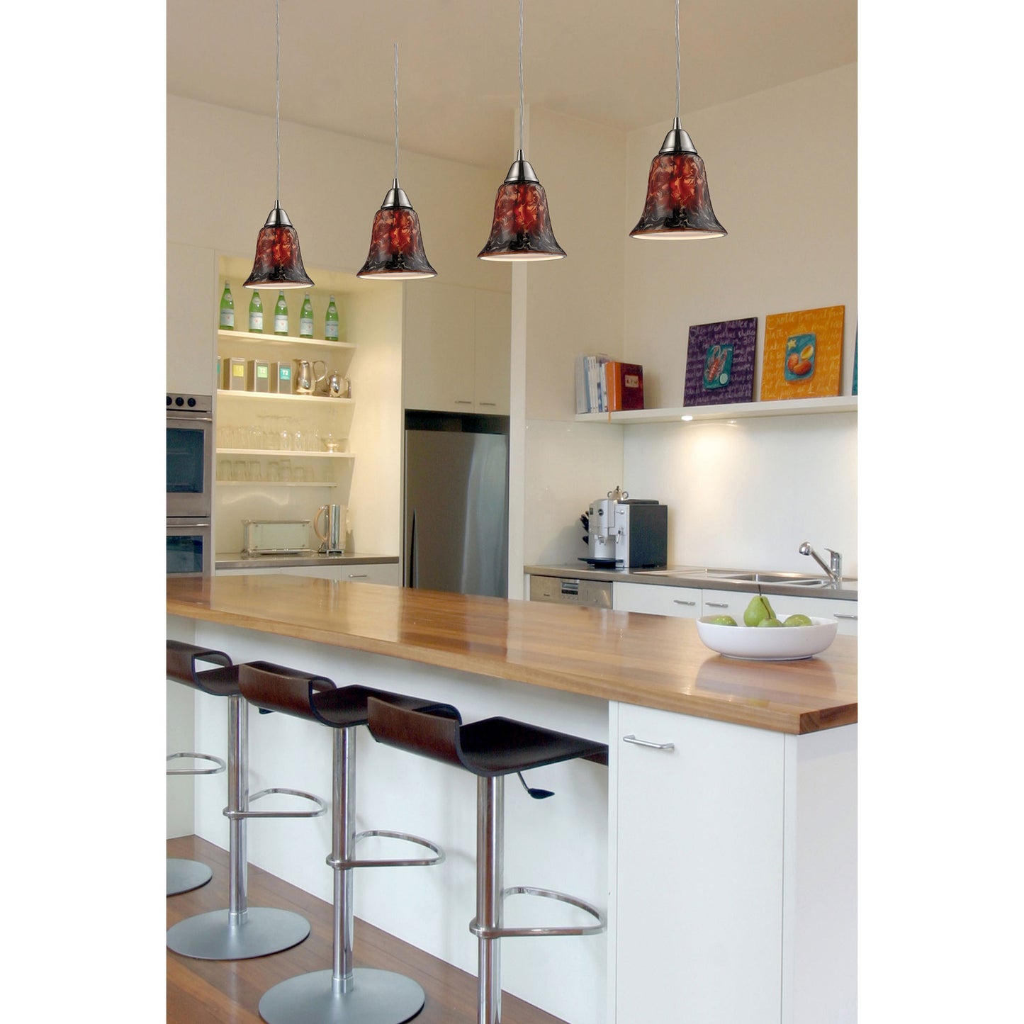 Confections 6'' Wide 1-Light Pendant - Fudge