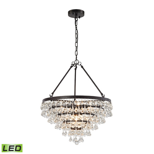 Ramira 19'' Wide 6-Light Chandelier - Oil Rubbed Bronze - Includes LED Bulb