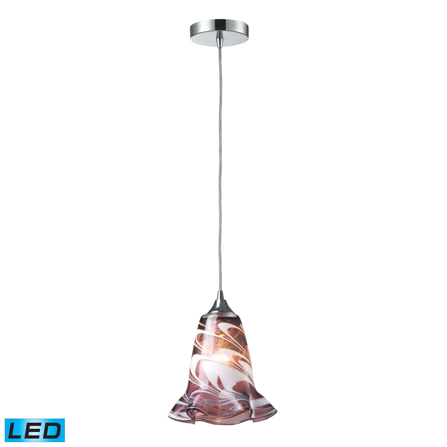 Vestido 9'' Wide 1-Light - Polished Chrome - Includes LED Bulb