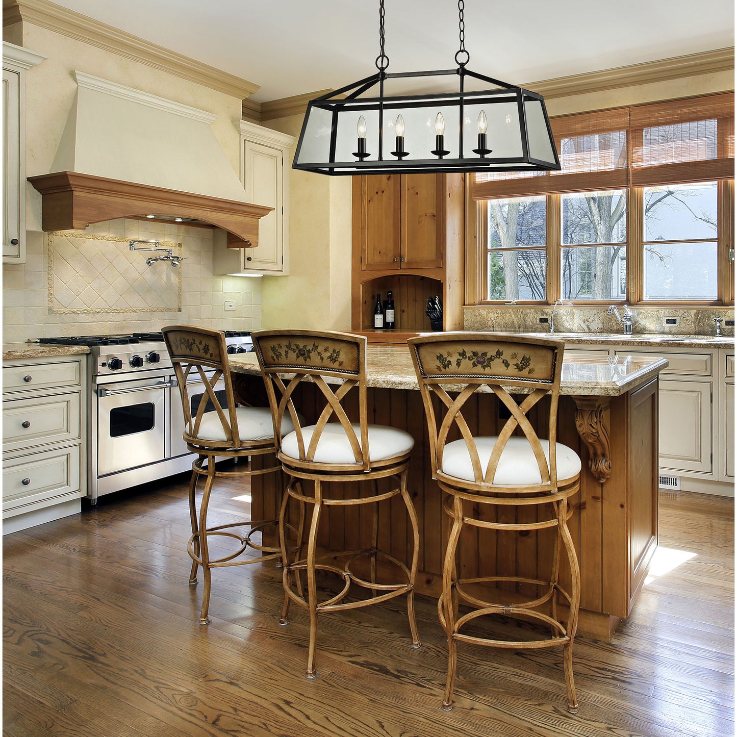 Alanna 10'' Wide 4-Light Chandelier - Oil Rubbed Bronze