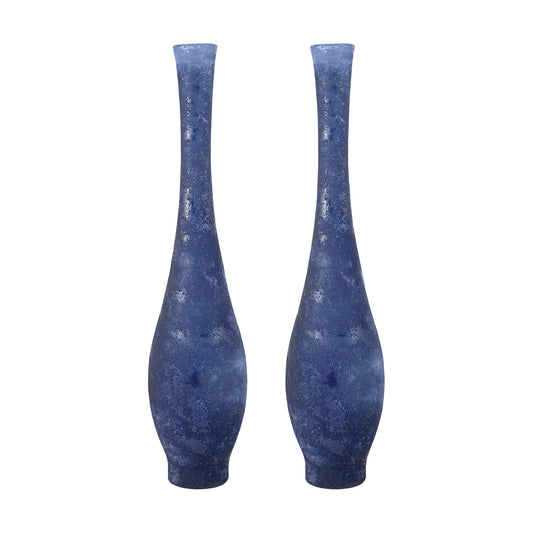 Atlas Vase (19.5-inch) - Textured Marina