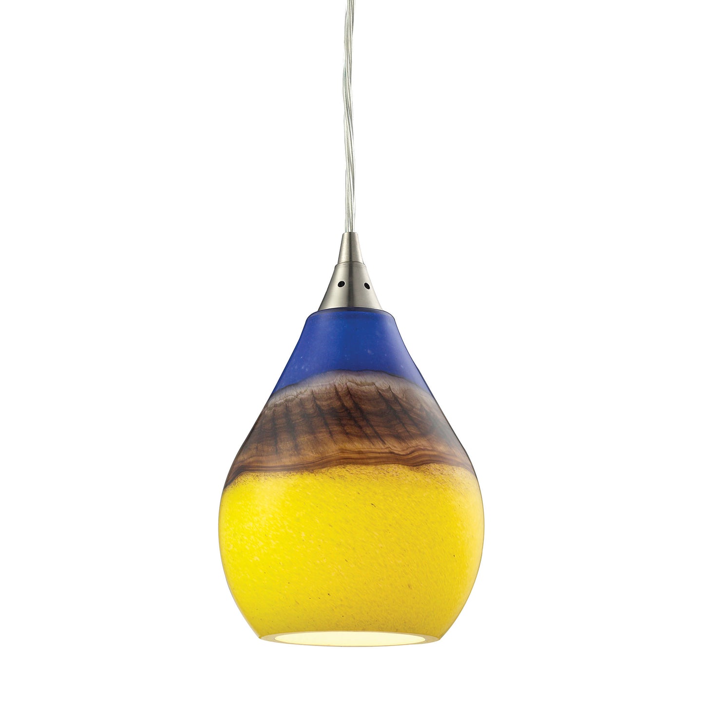 Dunes 6'' Wide 1-Light Pendant - Satin Nickel
