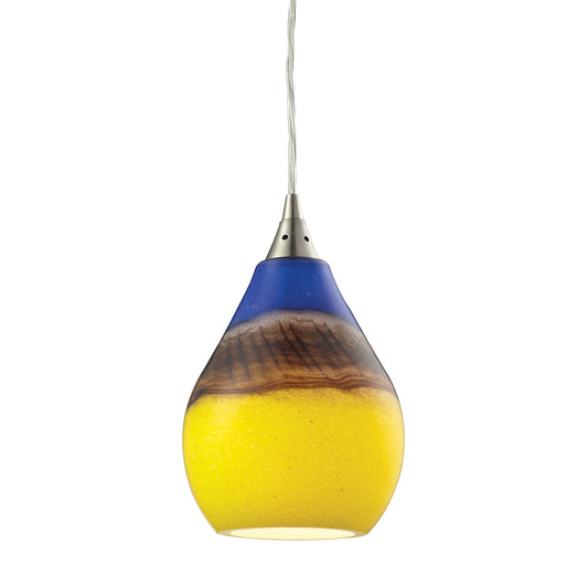 Dunes 6'' Wide 1-Light Pendant - Satin Nickel