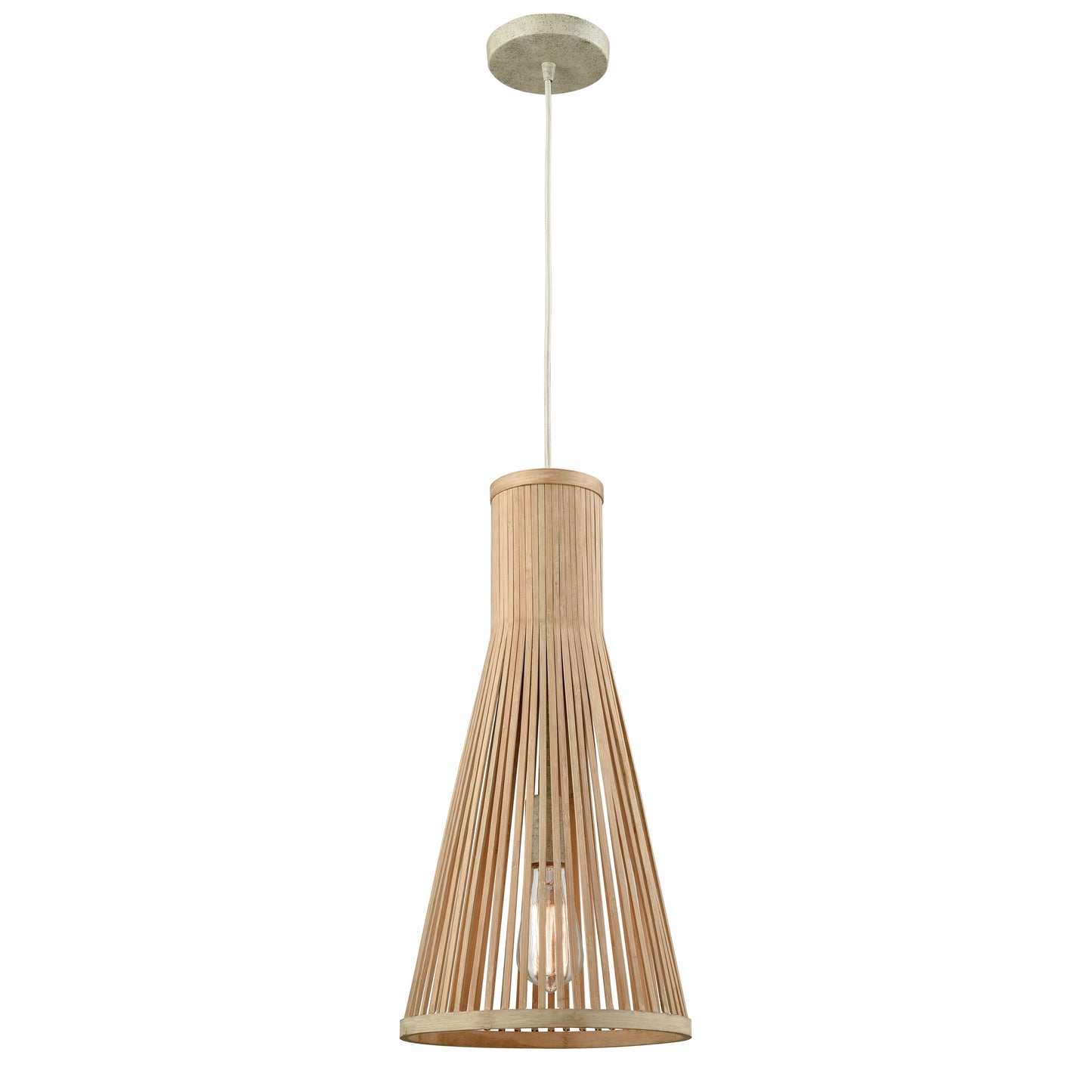 Pleasant Fields 10'' Wide 1-Light Mini Pendant - Russet Beige