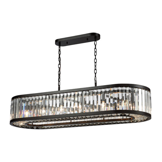 Palacial 49'' Wide 14-Light Linear Chandelier - Oil Rubbed Bronze