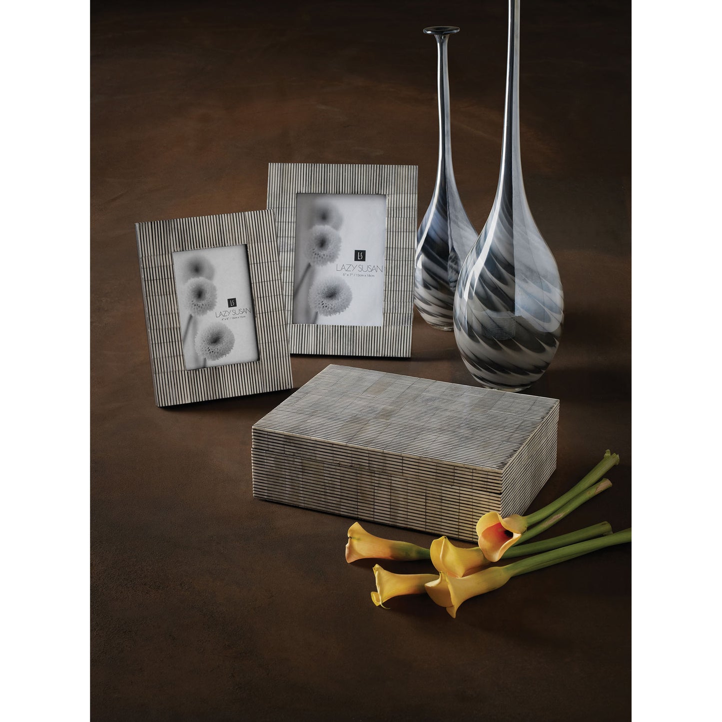 Pin Stripe Bone Box