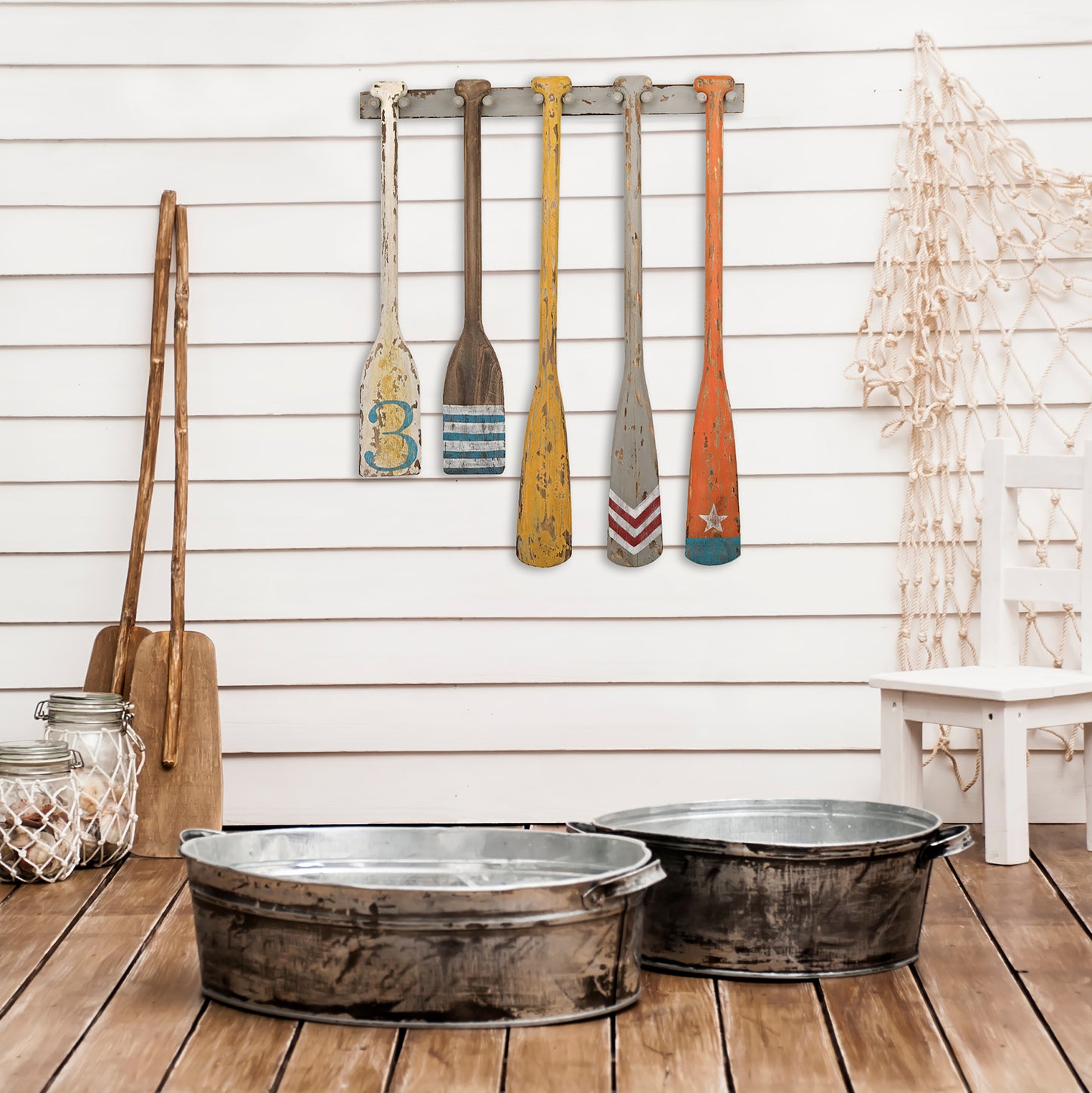 Summer Oars Dimensional Wall Art