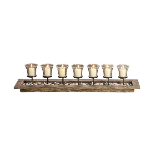 Firenza Votive Centerpiece - Natural
