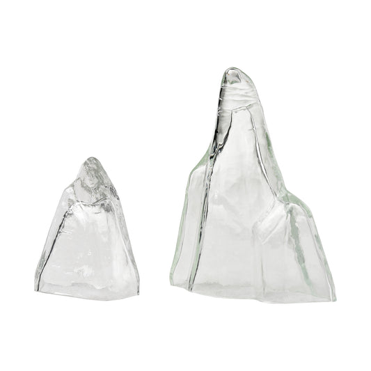 Meru Decorative Object - Set of 2 Clear