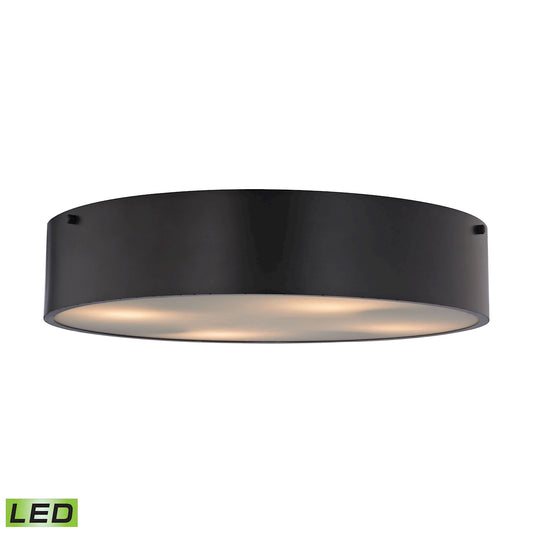 Clayton 21'' Wide 4-Light Flush Mount - Oil Rubbed Bronze - Includes LED Bulbs