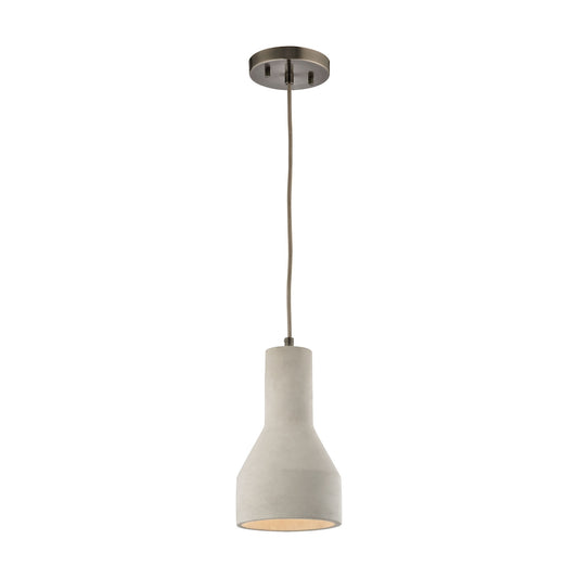 Urban Form 6'' Wide 1-Light Mini Pendant - Black Nickel