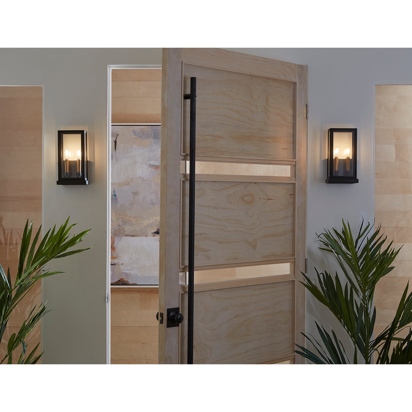 Foundation 13'' High 2-Light Outdoor Sconce - Matte Black