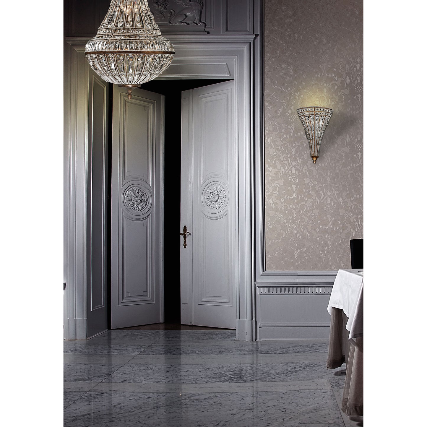 Empire 16'' Wide 6-Light Chandelier - Mocha