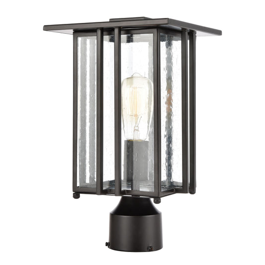Radnor 14'' High 1-Light Outdoor Post Light - Matte Black