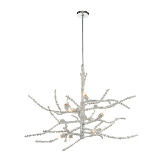 Winter's Spray 48'' Wide 12-Light Chandelier - Polished Chrome