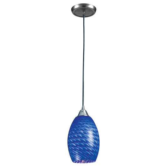 Mulinello 6'' Wide 1-Light Pendant - Satin Nickel