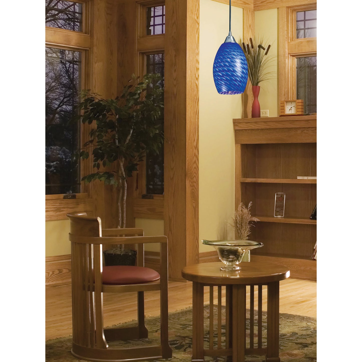 Mulinello 6'' Wide 1-Light Pendant - Satin Nickel