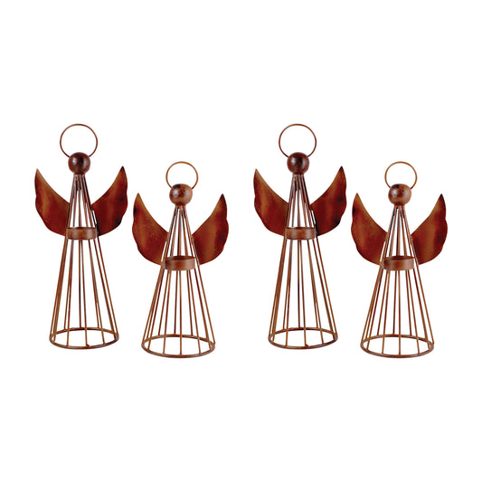 Holiday Angel Candle Holder - Set of 2