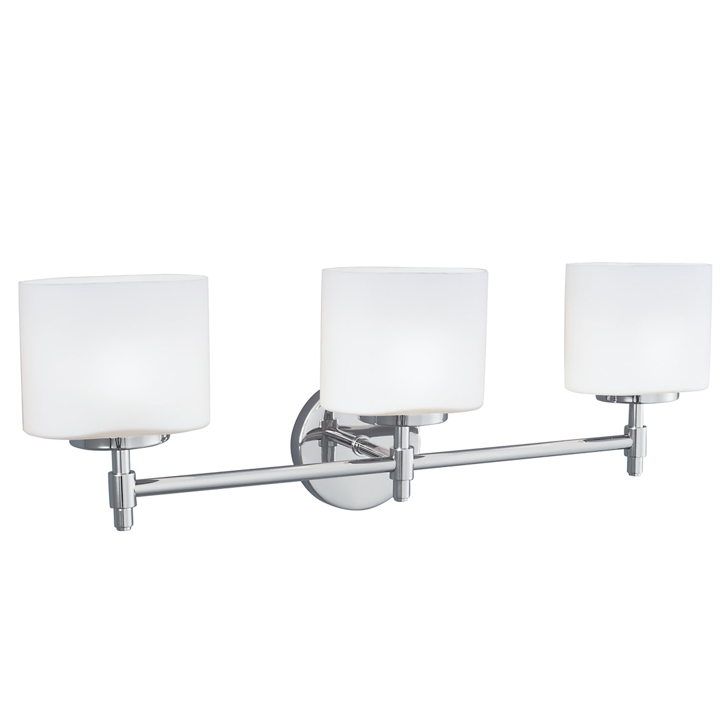 Moderne 23'' Wide 3-Light Vanity Light - Brushed Nickel