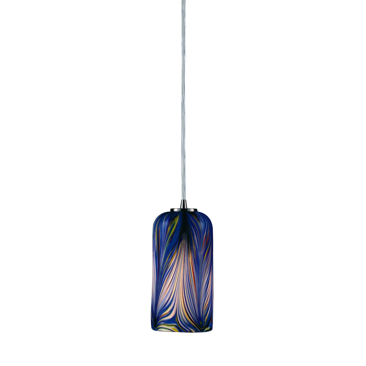 Molten 5'' Wide 1-Light Pendant - Satin Nickel - Includes LED Bulb