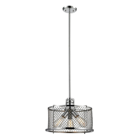 Brisbane 16'' Wide 3-Light Pendant - Polished Chrome