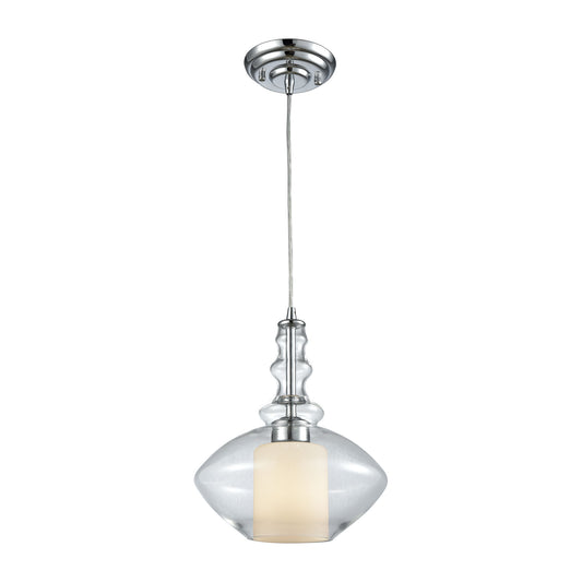 Alora 10'' Wide 1-Light Mini Pendant - Polished Chrome - Includes Adapter Kit