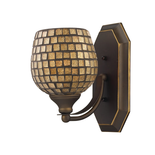 Mix and Match Vanity 5'' Wide 1-Light Vanity Light - Aged Bronze