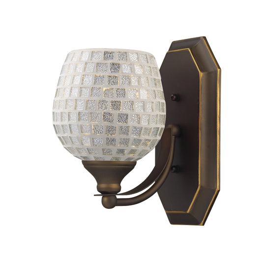 Mix and Match Vanity 5'' Wide 1-Light Vanity Light - Aged Bronze