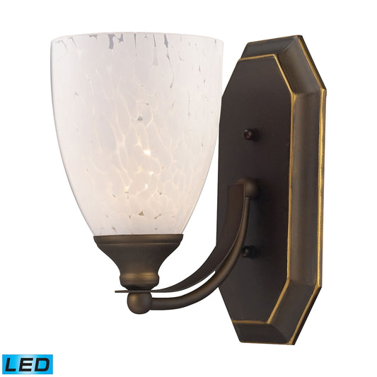 Mix and Match Vanity 5'' Wide 1-Light Vanity Light - Aged Bronze
