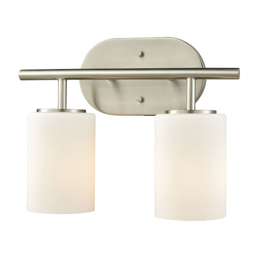 Pemlico 13'' Wide 2-Light Vanity Light - Satin Nickel