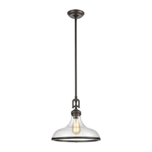 Rutherford 15'' Wide 1-Light Pendant - Oil Rubbed Bronze